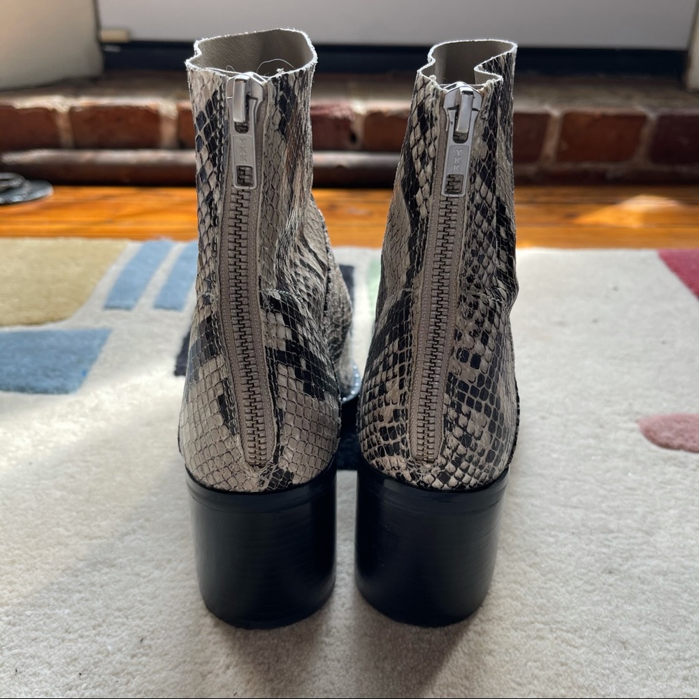 Treasure And Bond Farrah Python Snakeskin Embosse… - image 4